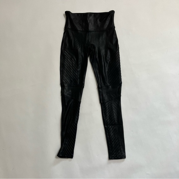 SPANX faux leather moto leggings - Picture 2 of 7